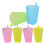 6 Pcs Läskfärg Sippy Kopp Barn Dryckeshalm 10