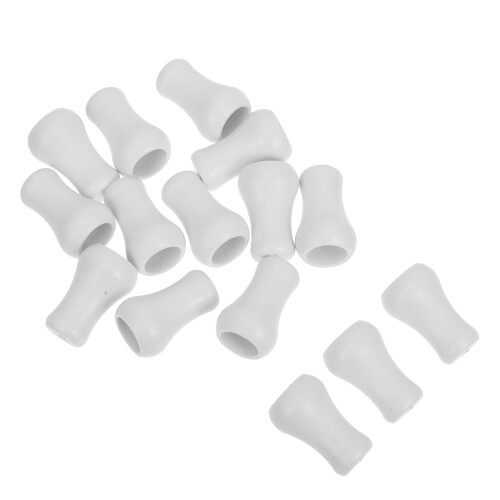 15Pièces Boutons De Tirage ABS Blancs Pour Stores À Cordon
