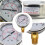 1 Styck Manometer Tryckmätare För Gas 11