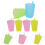 6Pcs Läskfärg Sippy Barn Mat- Dryckesstraw 4