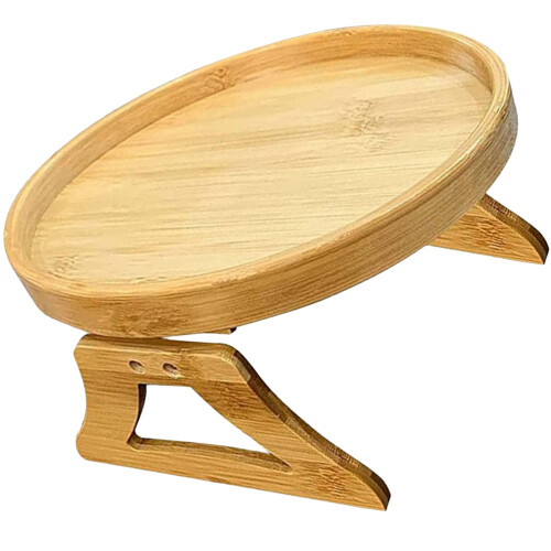 Sofa Armstöd Clip On Brickträ Fällbar Couch Table
