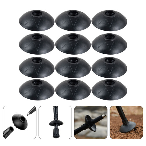 12Pcs Kletterstav Muddammskär Stjärnmönster Trekkingstav Dammfilter 2