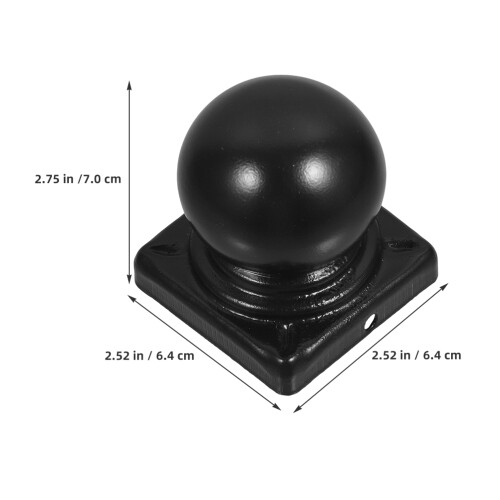 2St Spetsar För 60 Mm Fyrkantsstolpe 2