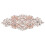 Rhineston Applikation Bröllopsbälte Syapplikation 1