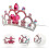 Kleine Strass Tiara Party Kopfschmuck Accessoire 4