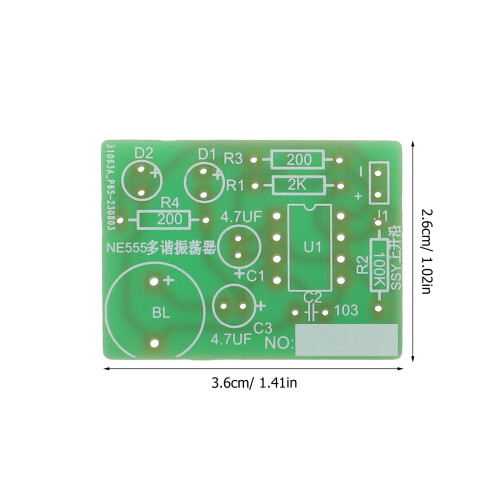 3 Set Solderingsövningspaket Elektronik Hobbypaket Flash- 2