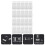 10Sets Clear Plastic Hinge Lock Hasp Latch for Home Jewelry Boxes 2