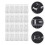 10Sets Clear Plastic Hinge Lock Hasp Latch for Home Jewelry Boxes 4