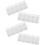 10Sets Clear Plastic Hinge Lock Hasp Latch for Home Jewelry Boxes 11