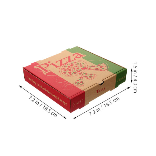 10Pcs Pizzaförpackning 8 Inch För Mättakeaway 1