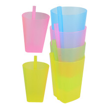 6 Pcs Läskfärg Sippy Kopp För Mat Dryck