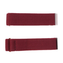 1 Par 2,5 Cm Skjutarmband Ej Justerbart Unisex Chinlon Vinröd