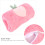 Rabbit Peach Pattern Handmuffs Vinter Plush Handsvarm För Kvinnor 2