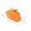 Halloween- Handgjord Stickad Barnhatt Orange 3