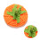 Halloween- Handgjord Stickad Barnhatt Orange 2