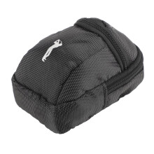 Kleine Nylon-Golfball-Gürteltasche Schwarz Hält 1 Ball