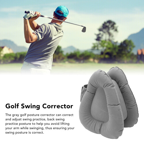 Durable PVC Gray Golf Swing Posture Corrector with Seamless Design 2