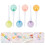 6 pcs lollipop highlighter pens fluorescent marking markers 9