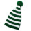 Chapeau de carnaval de noël-Stri vert et blanc Enfant 2 8 ans 6