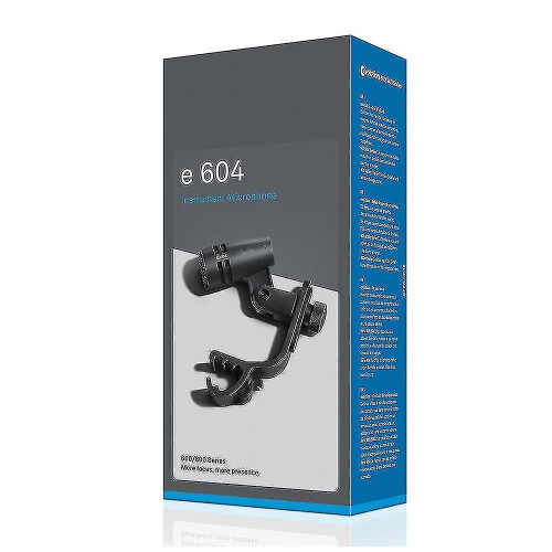 (As show, One size) E604 E 604 Wired Dynamic Microphone Tom Snare Evolution Series Cardioid Instrument Drum Microphone With Clip Arm Mount 1