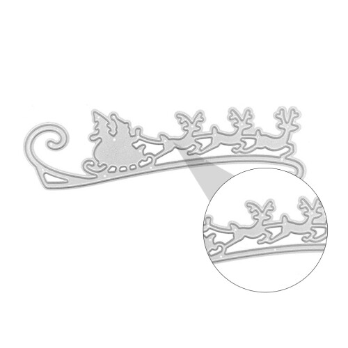2Pcs Metallskärningsstans Julälg Diy Vikboksmall 2
