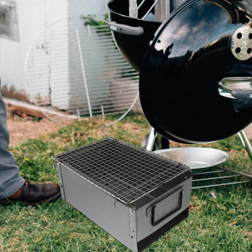 Järnlegering Bbq Grill Tjockad Camping 1