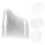40Pcs Barn Stöd Transparent Fotmodeller Strumpformar 2