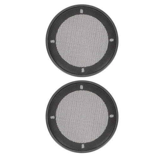 2Pcs Black Speaker Net Covers Plastic Iron Speaker Protector for Car 2
