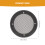 2Pcs Black Speaker Net Covers Plastic Iron Speaker Protector for Car 2
