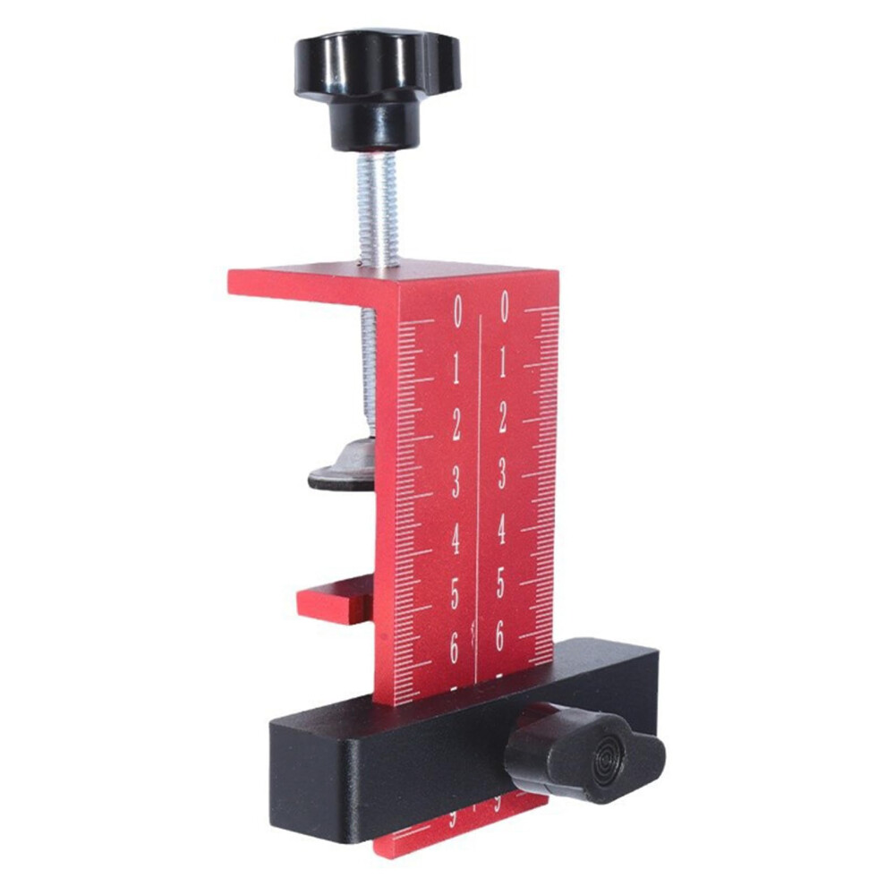Adjustable Limit Stop Cabinet Door Alignment Tool With Markings And Nonslip Knob For Aluminum Alloys Construction Size L 9067246434410