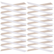 100 Pcs Skjortkrage Stöd Papperskrage Fäststavar