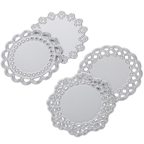 4Pcs Skärningsmallar I Kolstål För DIY