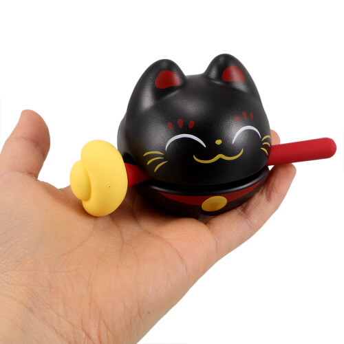 Cute Lucky Cat Träfisk Perkussionsinstrument För Avslappning 2