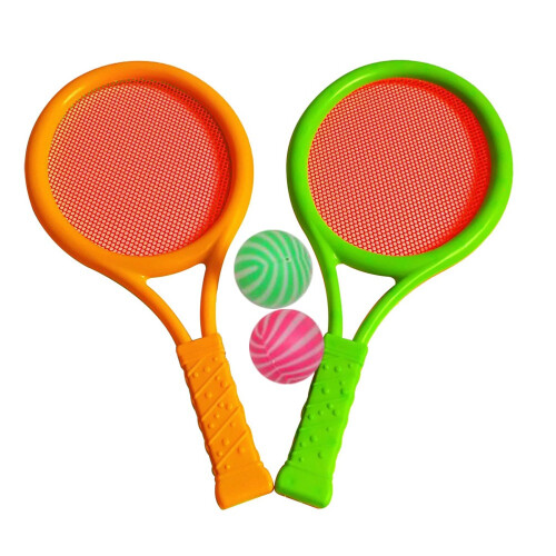 Badminton- Och Tennisracketar Bollar För Barn