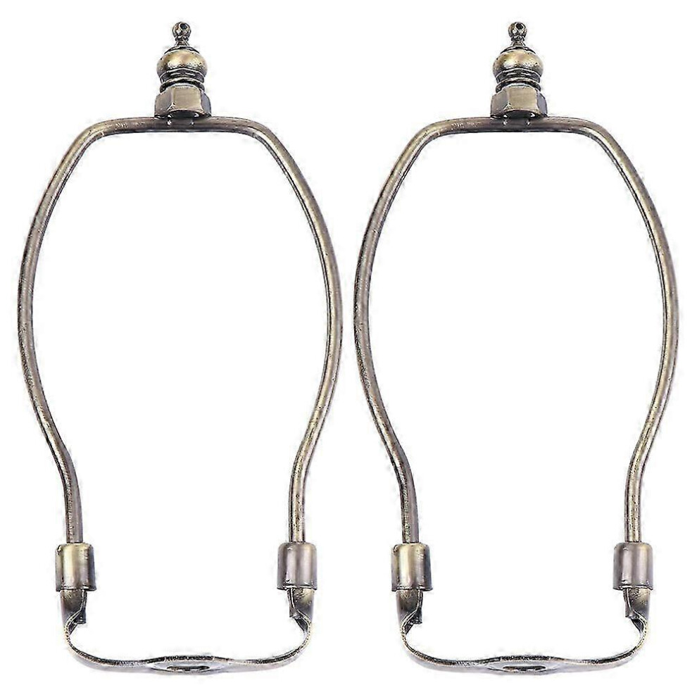 Kikidex (As Show, 20.00X11.50x0.20cm) 2Pcs Lamp Harps Lamp Shade Holders Table Floor Lamp Shade Holders Lampshade Harp Replacement Light