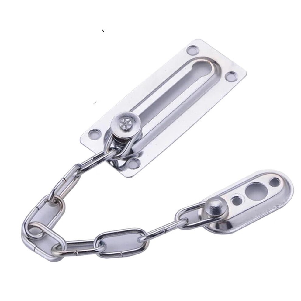 Stainless Steel Security Door Chain, Home Office Lock, Safety Guard Latch, Peep Bolt, Sliding Fastener, 1Pcs 9067246434922