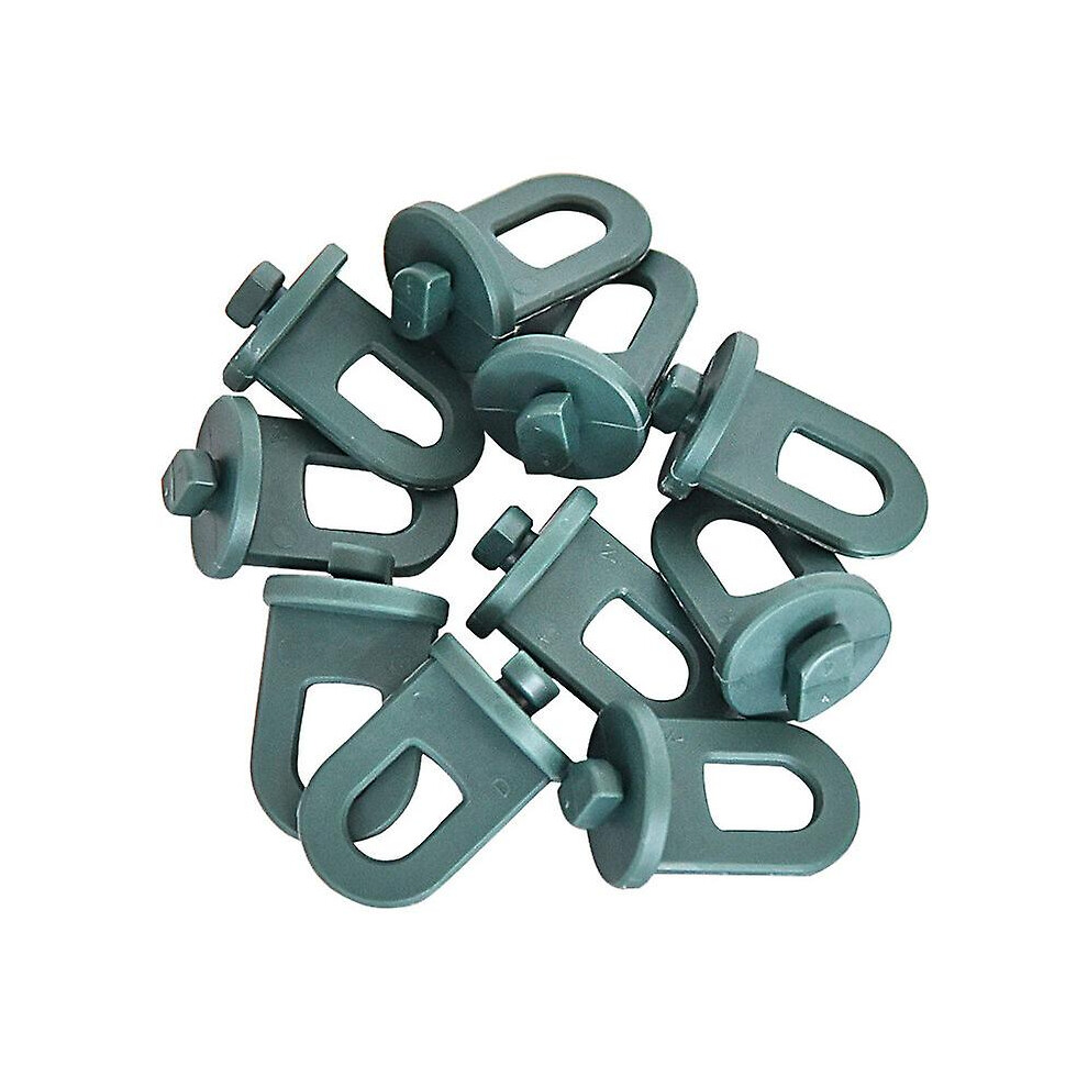 Kikidex (As Show, One Size) 10 Pcs House Clips, House Accessory, Climbing Plant Support Hanging Kit Clips For House(Green)Kolezy Green