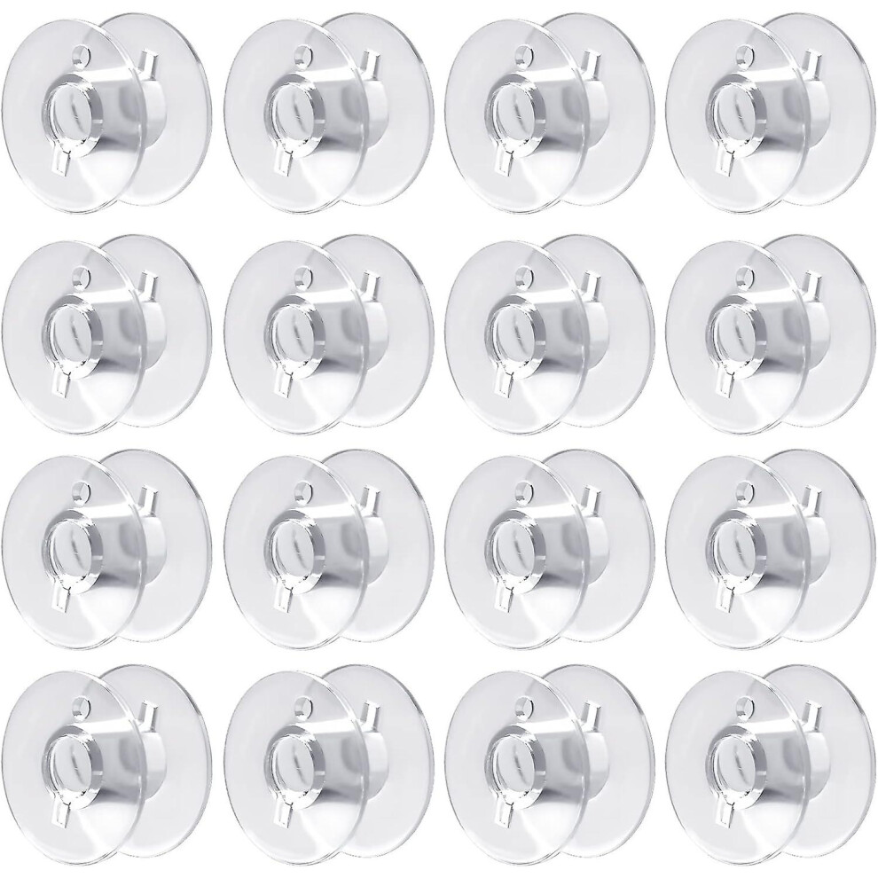 Kikidex (As Show, One Size) 30Pcs Plastic Bobbin, Sewing Machine Bobbins For Brother Singer Kenmore Janome Most Sewing Machines