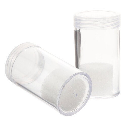 2 Stycken Plastmyntsrör För Myntförvaring Insamling