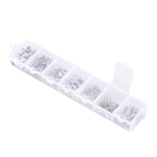 340 Delar Smyckestillverkning Startarsats Set Vit K