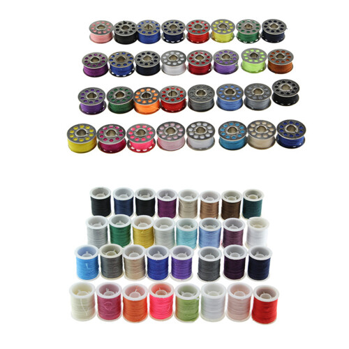 60 Pcs Färgglada Trådrullar För , Quilting, 2