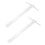 2Pcs Akademisk T- Transparent Mäthjälp Linjaler Studenter 4