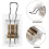 2Pièces Kit Verrouillage Stores Rideaux ABS Durable Transparent 7