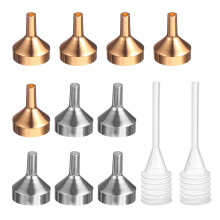 12Pcs Metal Mini Funnels for Home Use and Craft Supplies