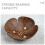 Raindrops Shell Shape Soap Dish Wood Material Drainage 1pack 11