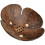 Raindrops Shell Shape Soap Dish Wood Material Drainage 1pack 8