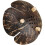 Raindrops Shell Shape Soap Dish Wood Material Drainage 1pack 7