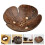 Raindrops Shell Shape Soap Dish Wood Material Drainage 1pack 4