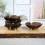 Raindrops Shell Shape Soap Dish Wood Material Drainage 1pack 2