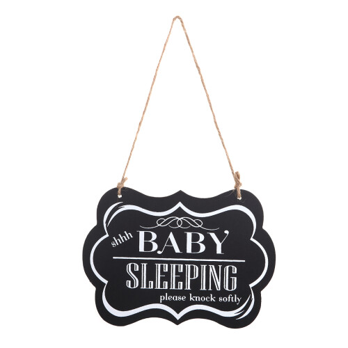 Shhh Baby Sover Vänligen Banka " Hanging
